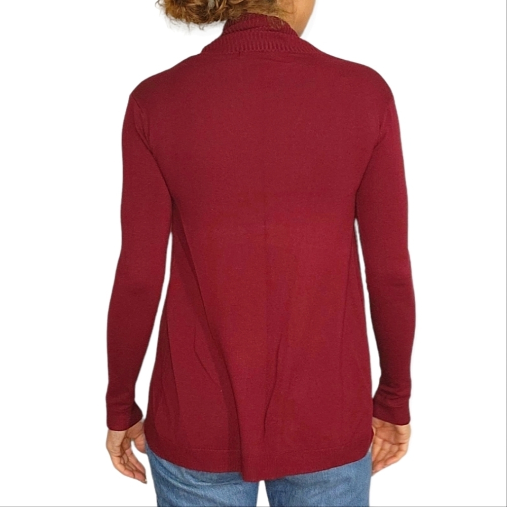 Mng Basics Open Cardigan Size X Small Red - image 3